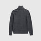Norse Projects Hagen Full Zip Jacket - Dark Grey Melange Knitwear Norse Projects 