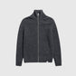 Norse Projects Hagen Full Zip Jacket - Dark Grey Melange Knitwear Norse Projects 