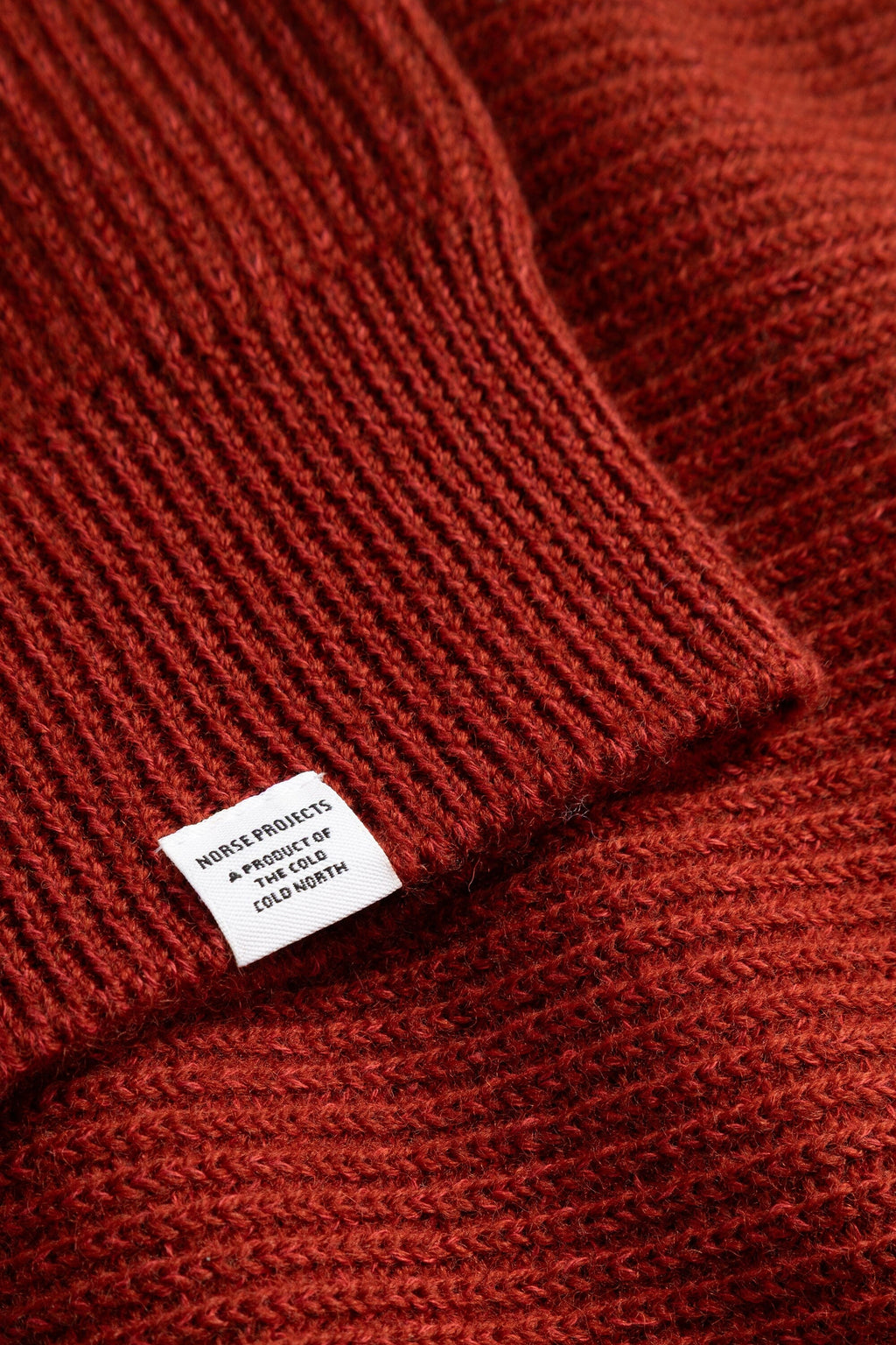 Norse Projects - Henning Cotton Wool Rib Sweater - Cowhide Genser Norse Projects 