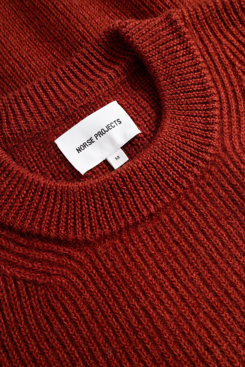 Norse Projects - Henning Cotton Wool Rib Sweater - Cowhide Genser Norse Projects 