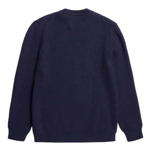 Norse Projects - Henning Cotton Wool Rib Sweater - Dark Navy Genser Norse Projects 