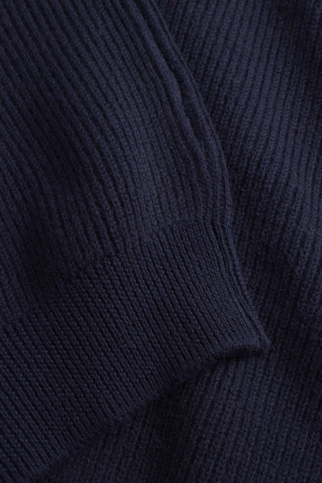Norse Projects - Henning Cotton Wool Rib Sweater - Dark Navy Genser Norse Projects 