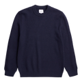 Norse Projects - Henning Cotton Wool Rib Sweater - Dark Navy Genser Norse Projects 