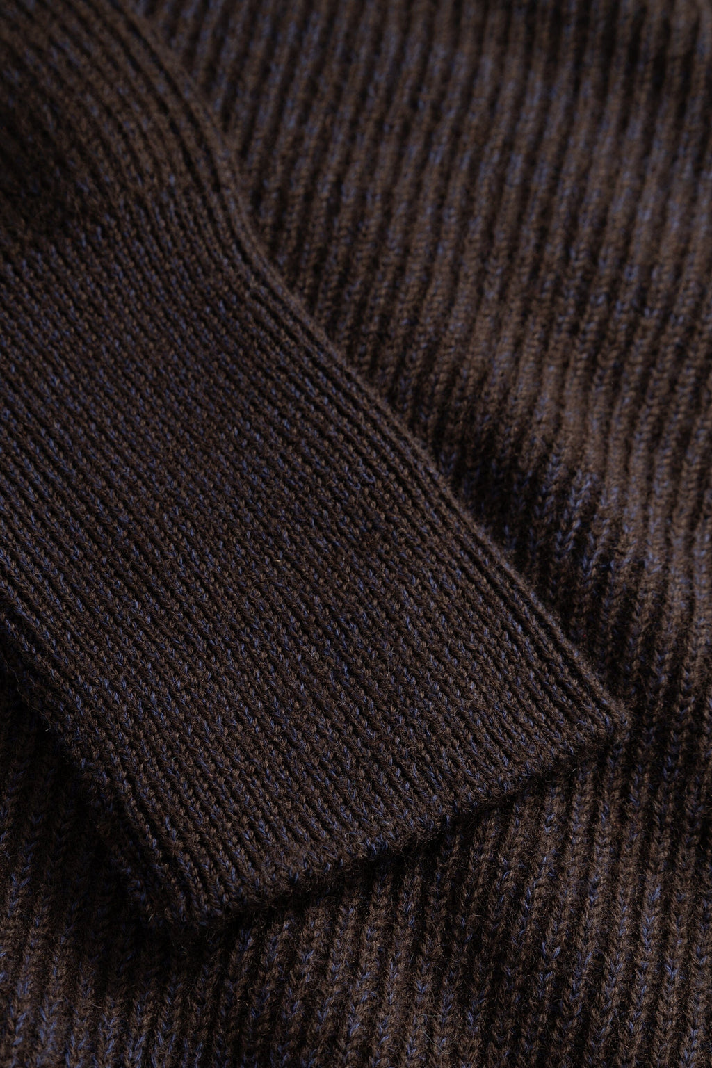 Norse Projects - Henning Cotton Wool Rib Sweater - Darkest Purple Genser Norse Projects 