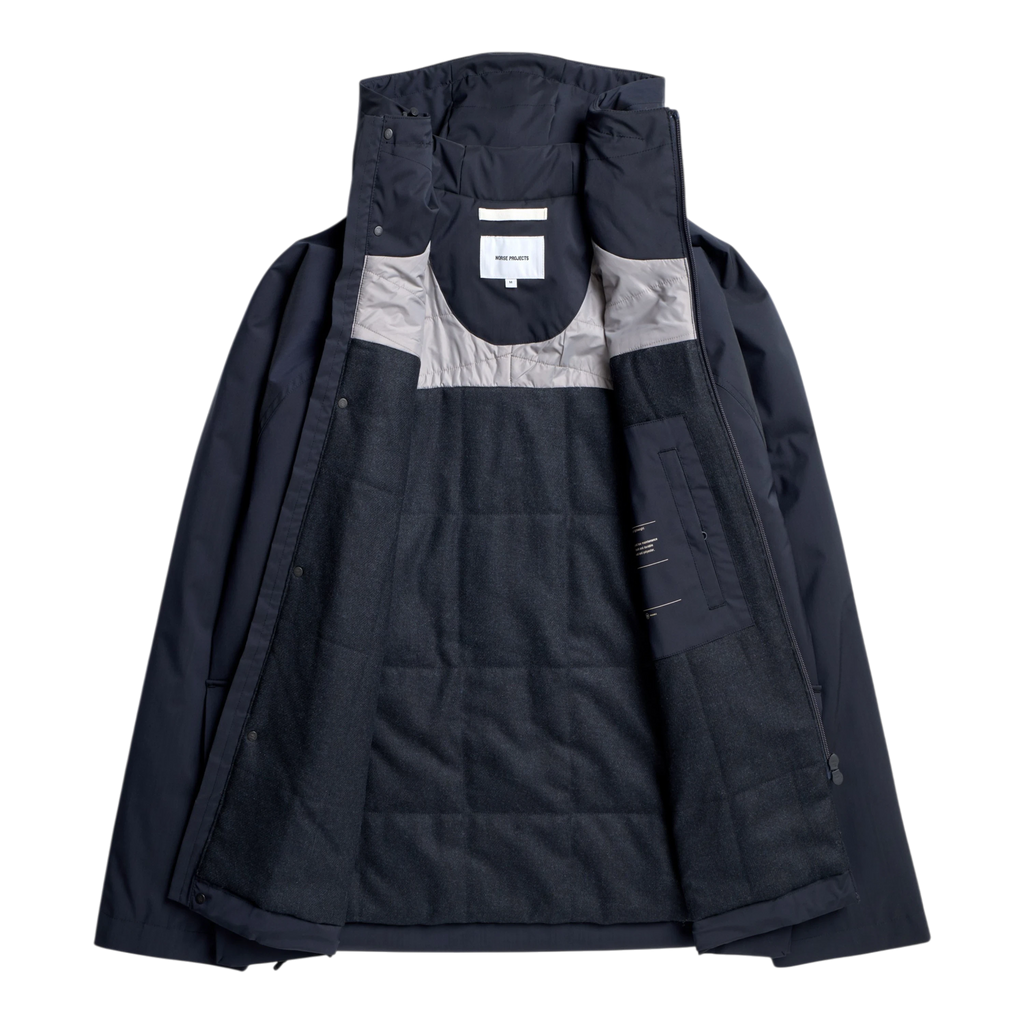 Norse Projects - Herluf Alpinix Smart Merino Jacket - Dark Navy Jakke Norse Projects 