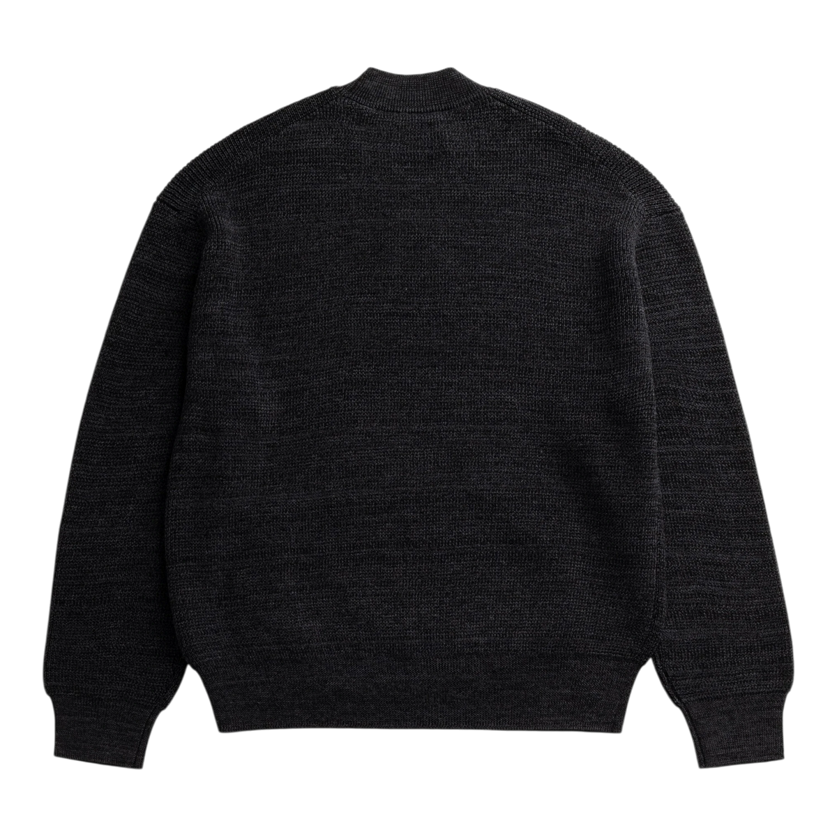 Norse Projects - Hirtshals Tech Merino Waffle Crewneck - Charcoal Melange Genser Norse Projects 