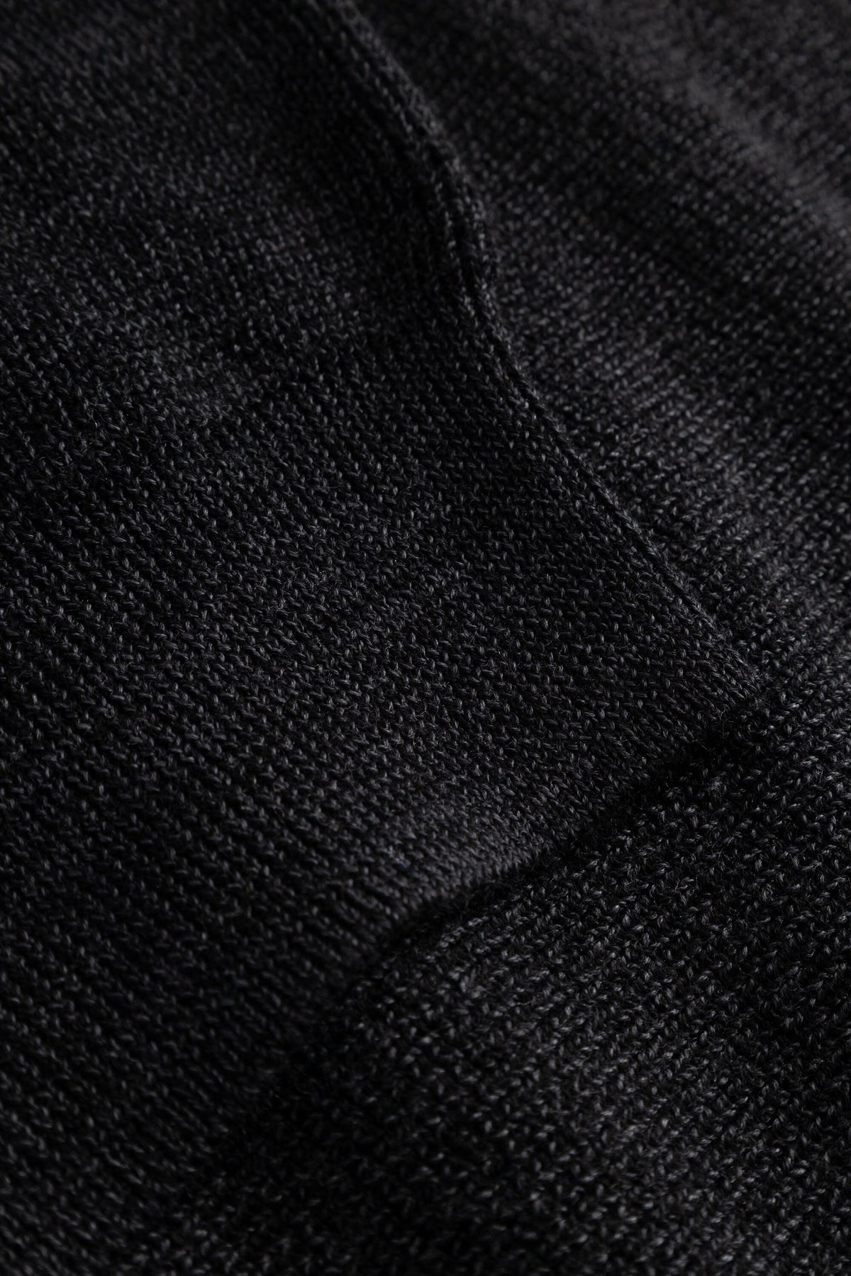 Norse Projects - Hirtshals Tech Merino Waffle Crewneck - Charcoal Melange Genser Norse Projects 