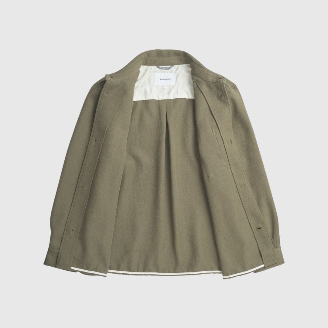 Norse Projects Hjalmer Overshirt - Olive Night Overshirt Norse Projects 