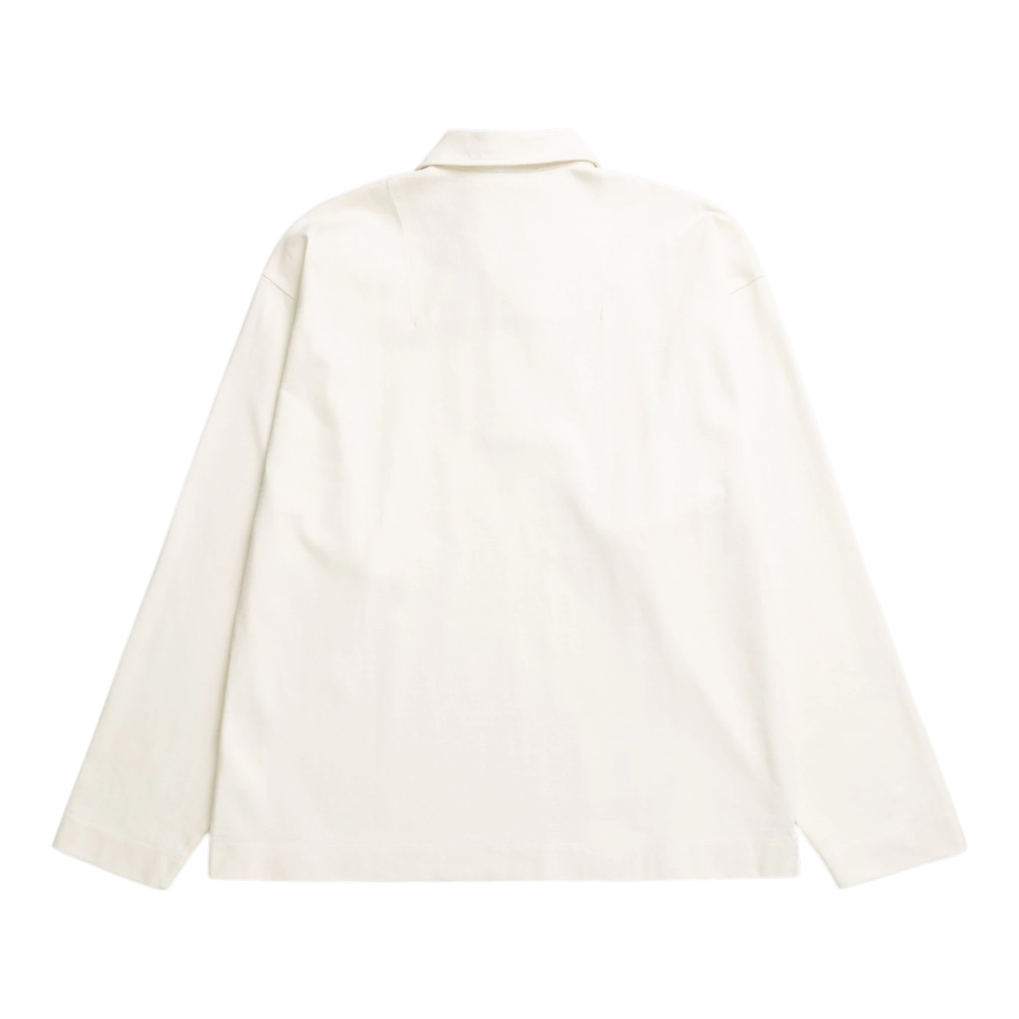 Norse Projects Isefjord Compact Cotton LS Polo - Ecru Longsleeve Norse Projects 