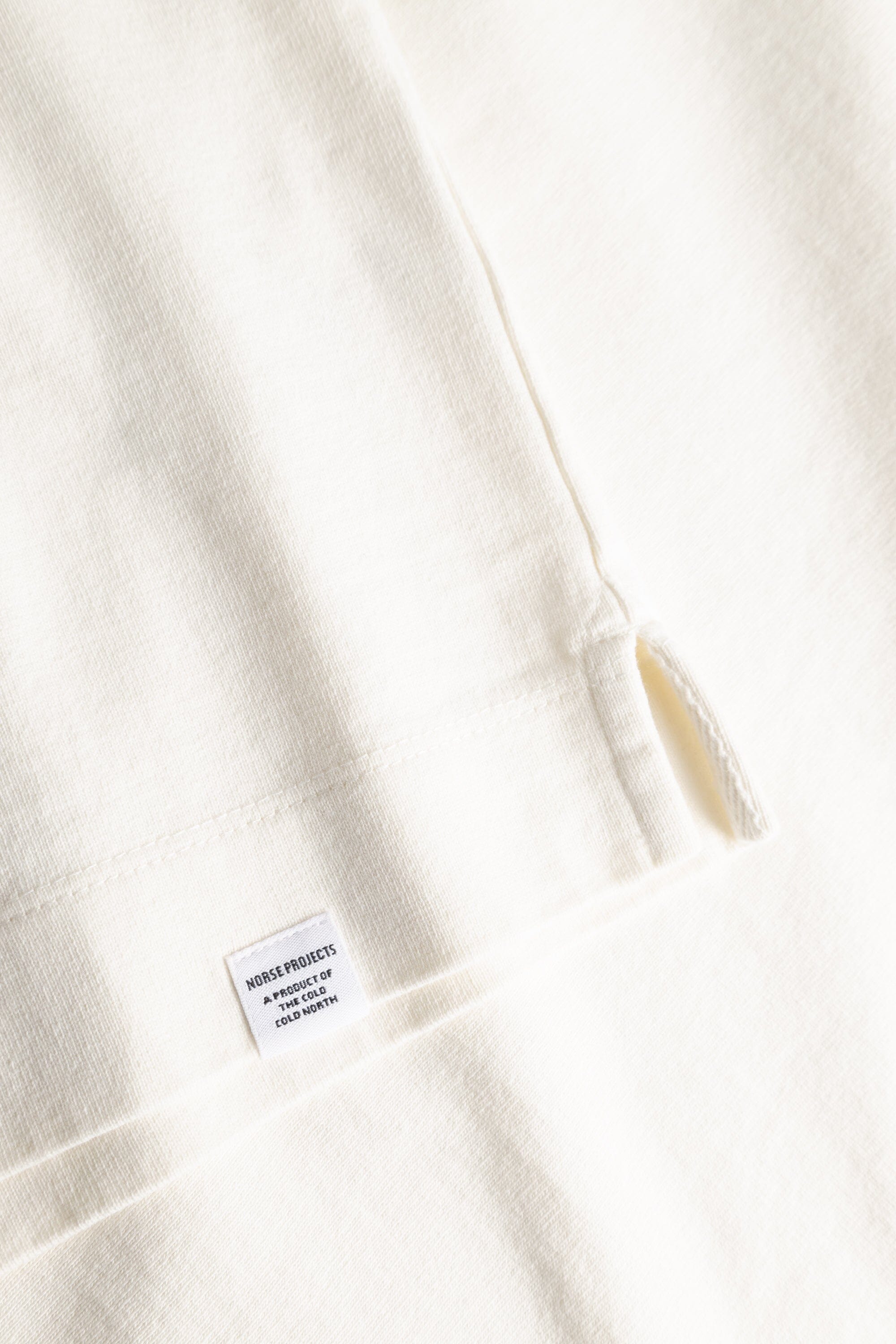 Norse Projects Isefjord Compact Cotton LS Polo - Ecru Longsleeve Norse Projects 