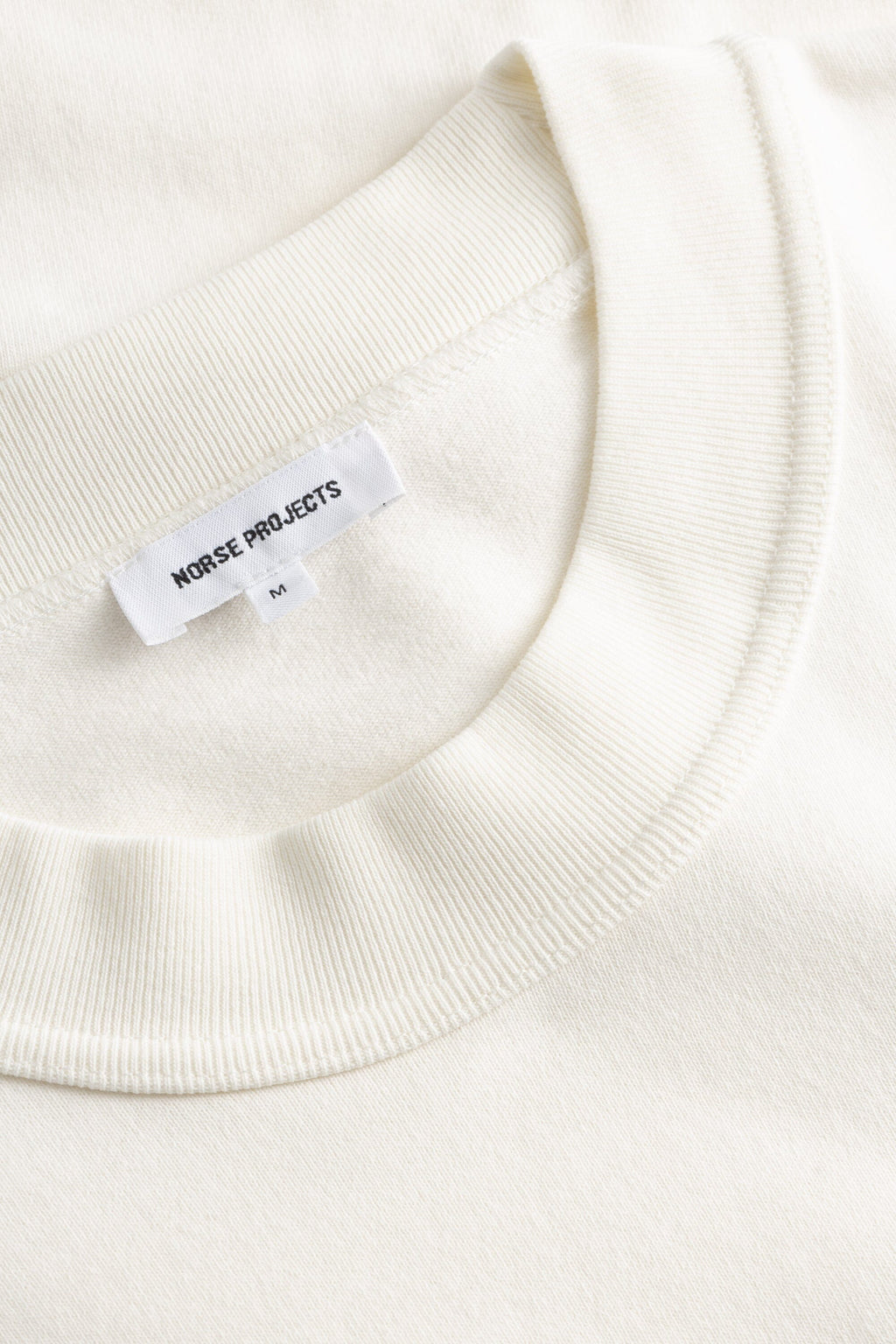 Norse Projects Isefjord Compact Cotton LS T-shirt - Ecru T-shirt Norse Projects 
