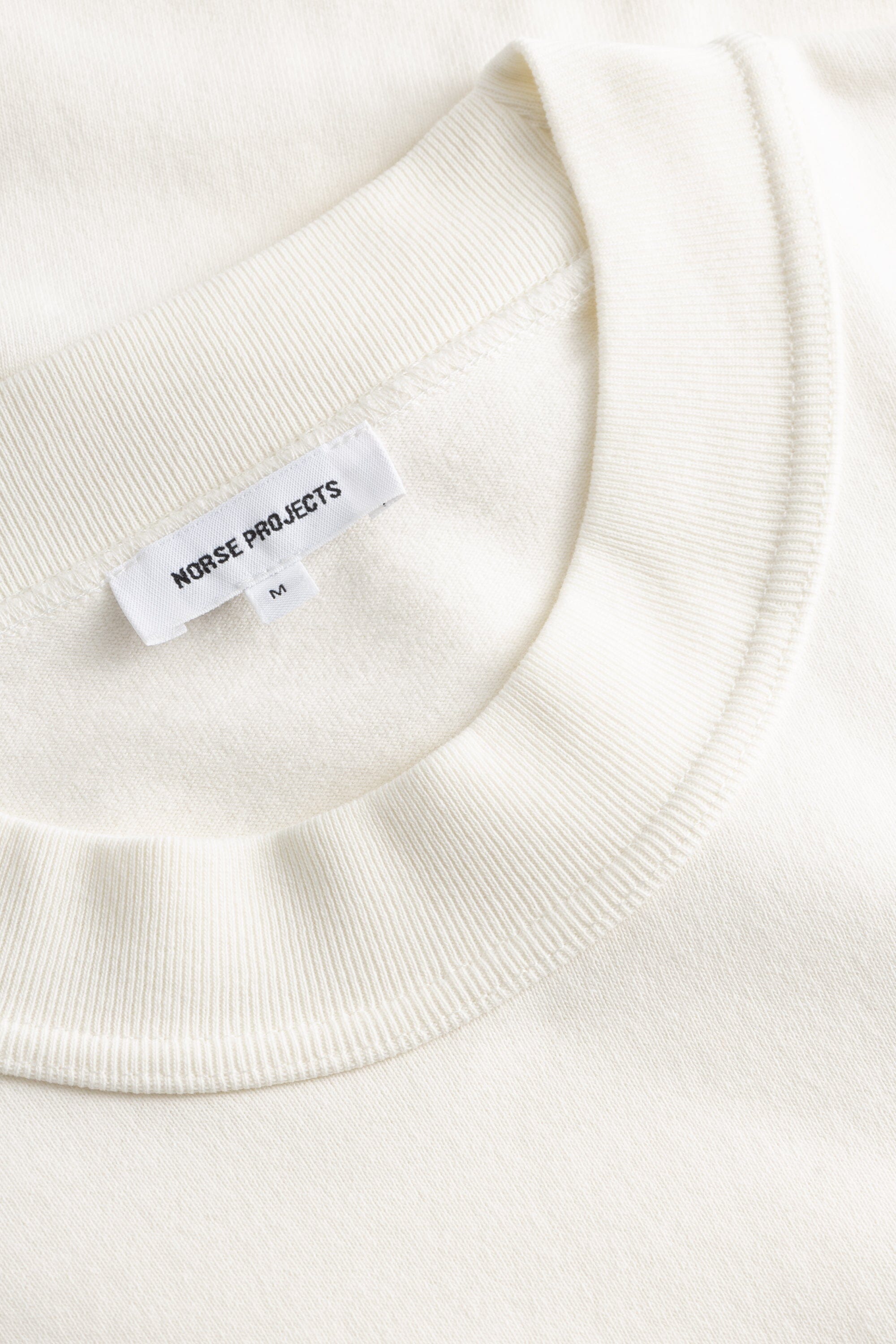 Norse Projects Isefjord Compact Cotton LS T-shirt - Ecru T-shirt Norse Projects 