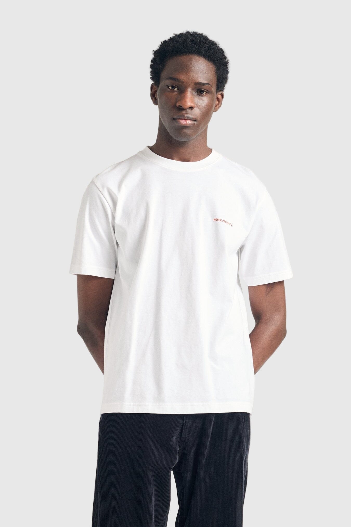 Norse Projects Johannes NORSE Logo T-shirt - White T-shirt Norse Projects 