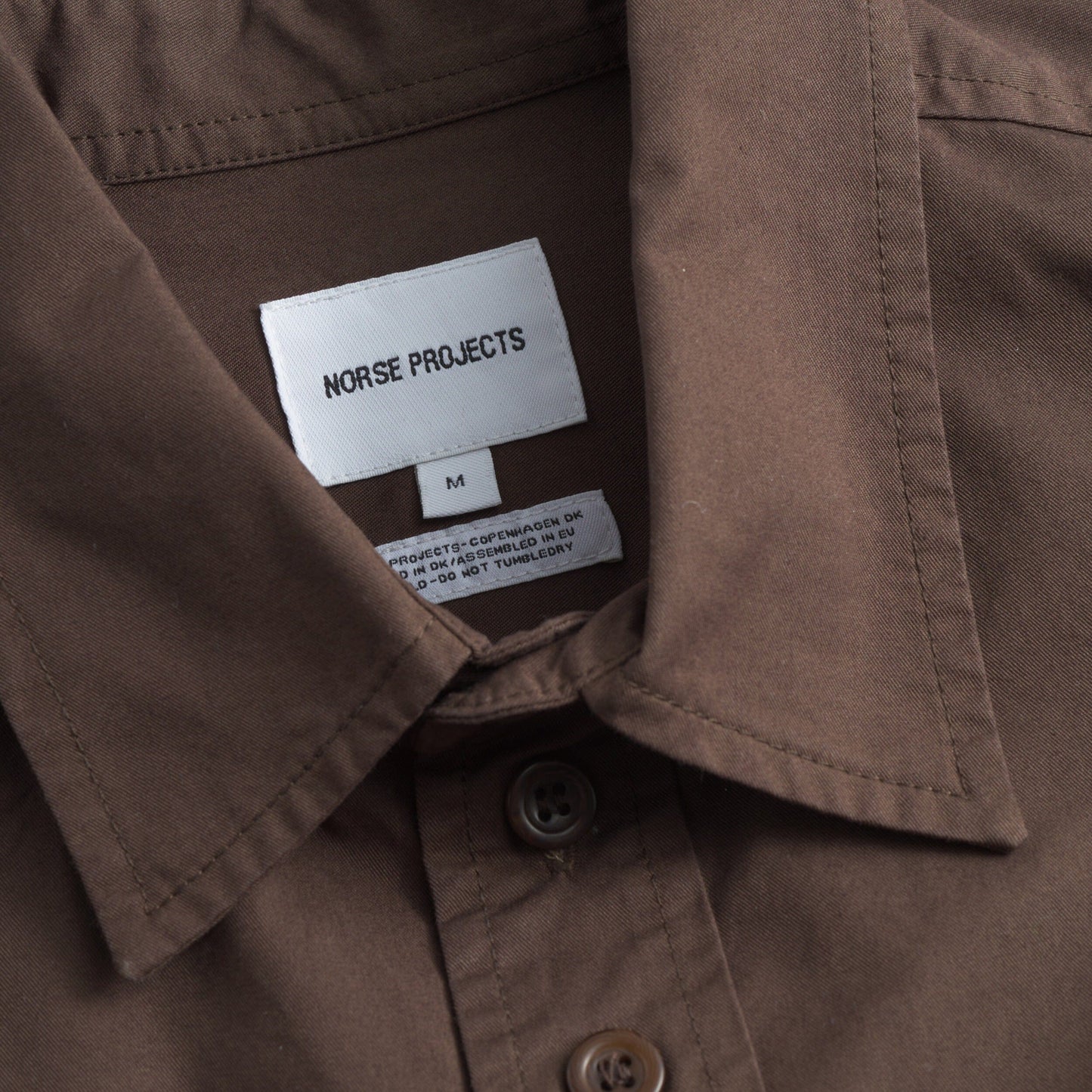 Norse Projects Julius Shirt - Espresso Shirt Norse Projects 