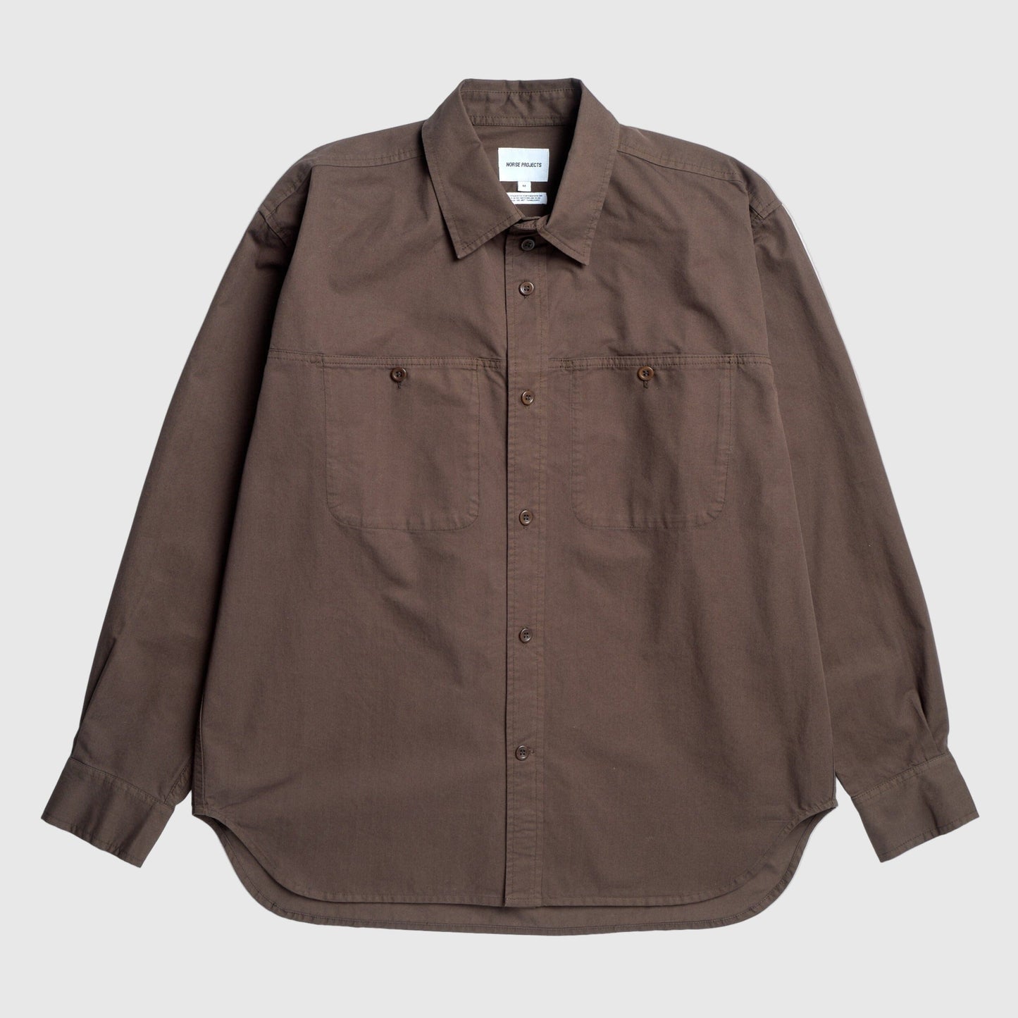 Norse Projects Julius Shirt - Espresso Shirt Norse Projects 