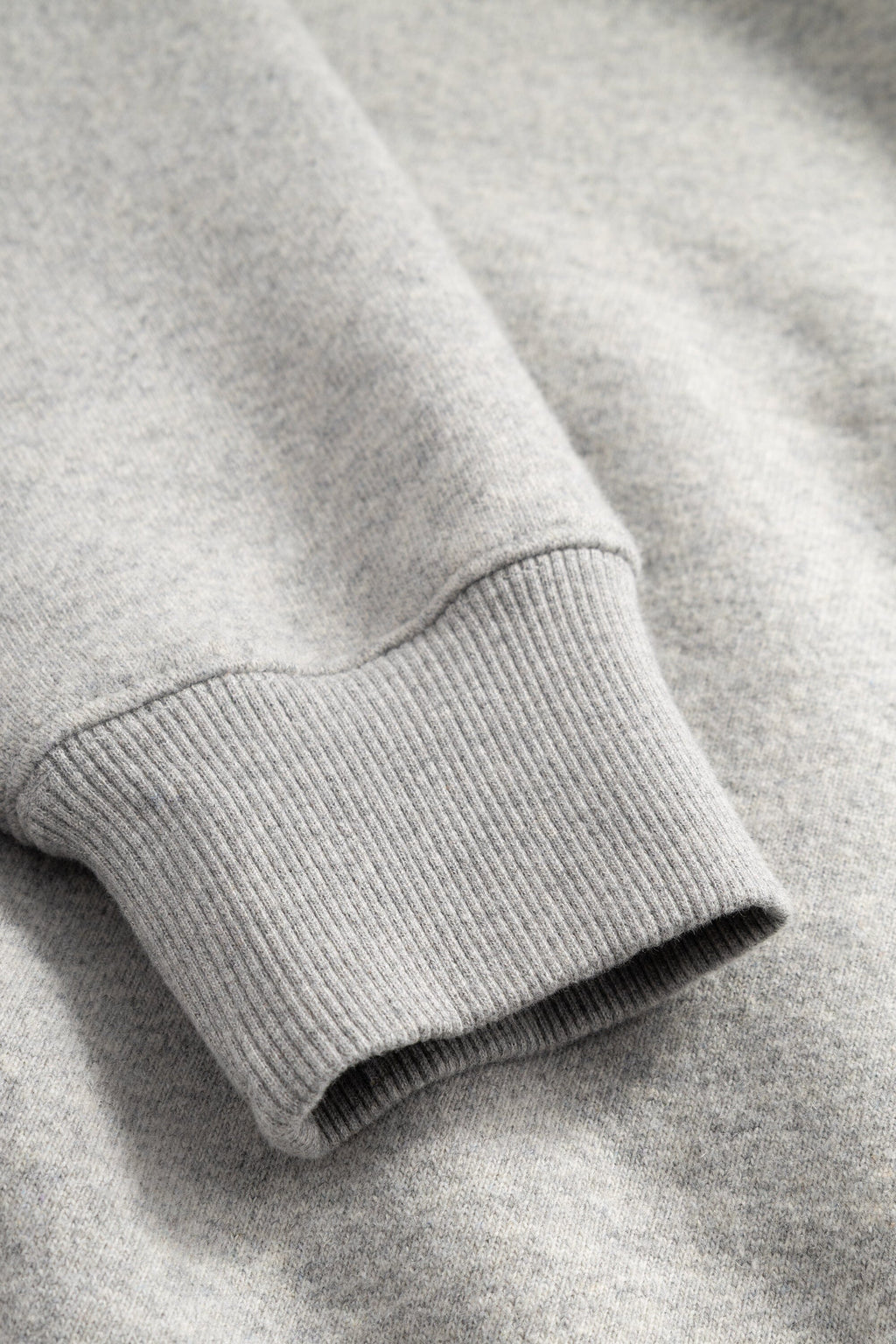 Norse Projects - Kerid Relaxed Cotton Wool Hoodie - Grey Melange Hettegenser Norse Projects 