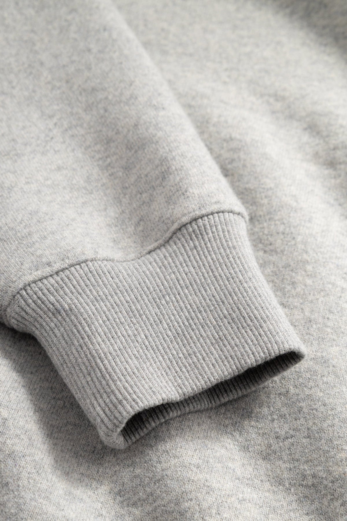 Norse Projects - Kerid Relaxed Cotton Wool Hoodie - Grey Melange Hettegenser Norse Projects 
