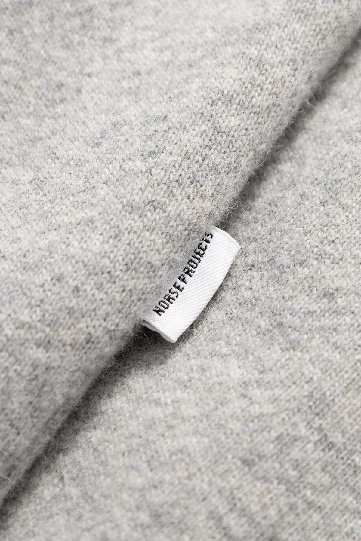 Norse Projects - Kerid Relaxed Cotton Wool Hoodie - Grey Melange Hettegenser Norse Projects 