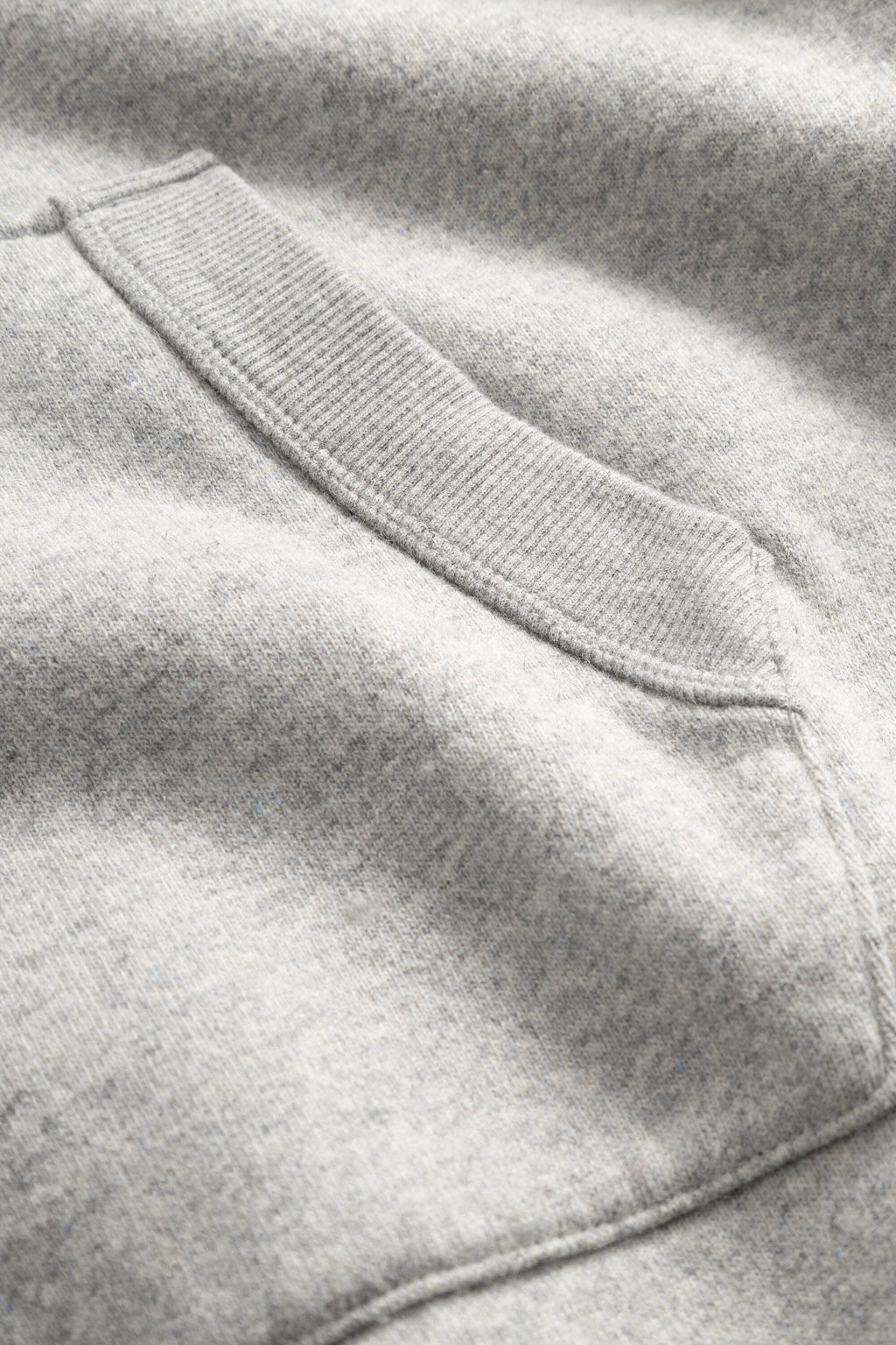 Norse Projects - Kerid Relaxed Cotton Wool Hoodie - Grey Melange Hettegenser Norse Projects 