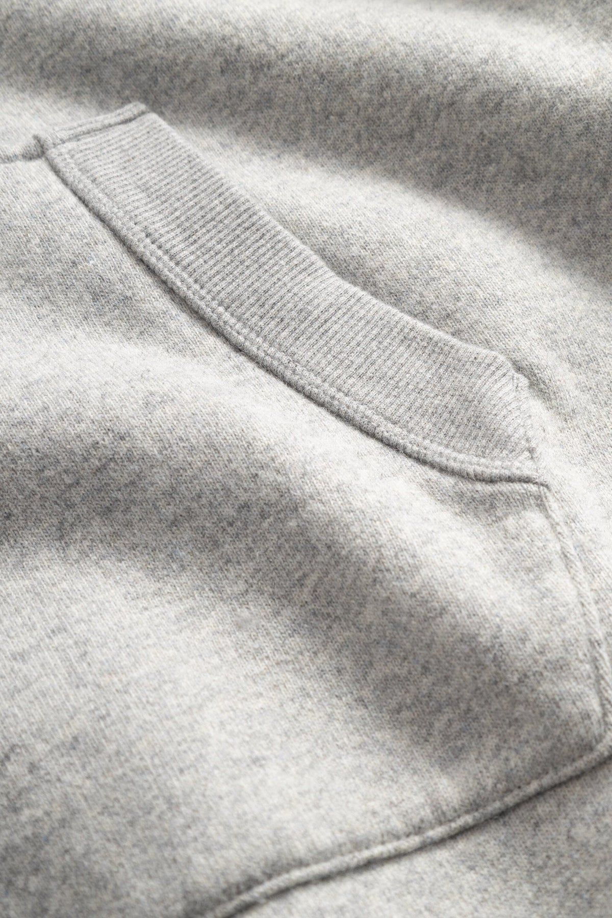 Norse Projects - Kerid Relaxed Cotton Wool Hoodie - Grey Melange Hettegenser Norse Projects 