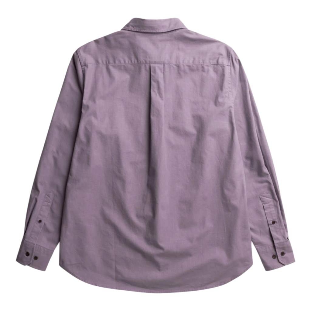 Norse Projects Kongshoved Cotton Faded Pigment Dyed Relaxed Shirt - Vintage Violet Shirt Norse Projects 