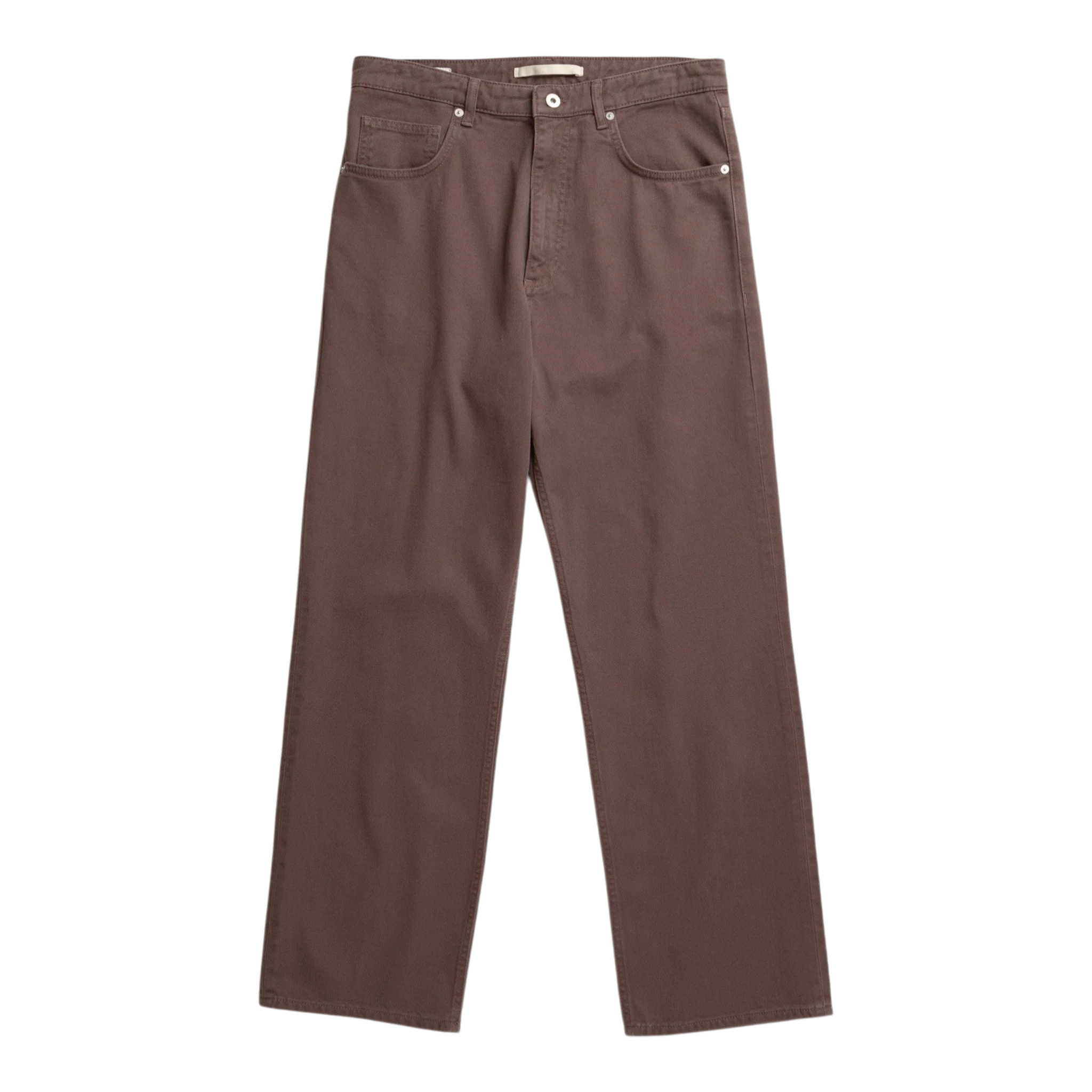 Norse Projects Korshavn Relaxed 5 Pocket Heavy Twill - Peppercorn Pants Norse Projects 