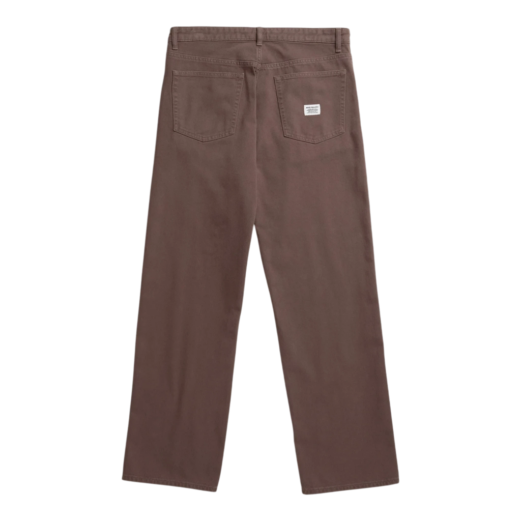 Norse Projects Korshavn Relaxed 5 Pocket Heavy Twill - Peppercorn Pants Norse Projects 