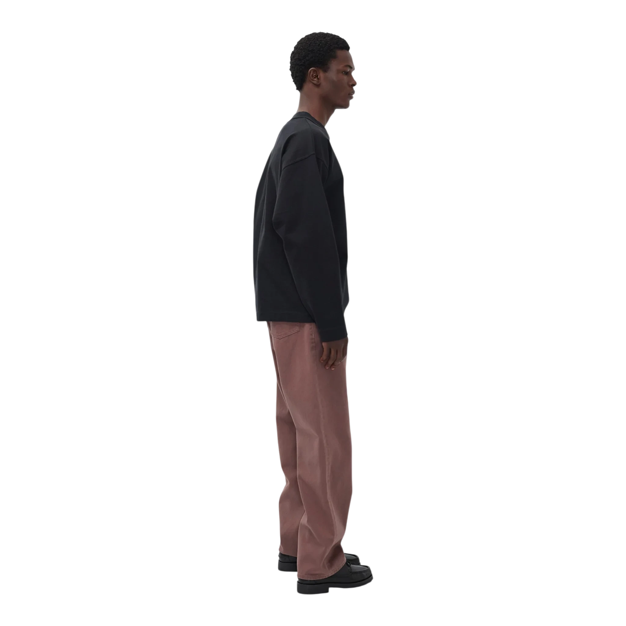 Norse Projects Korshavn Relaxed 5 Pocket Heavy Twill - Peppercorn Pants Norse Projects 
