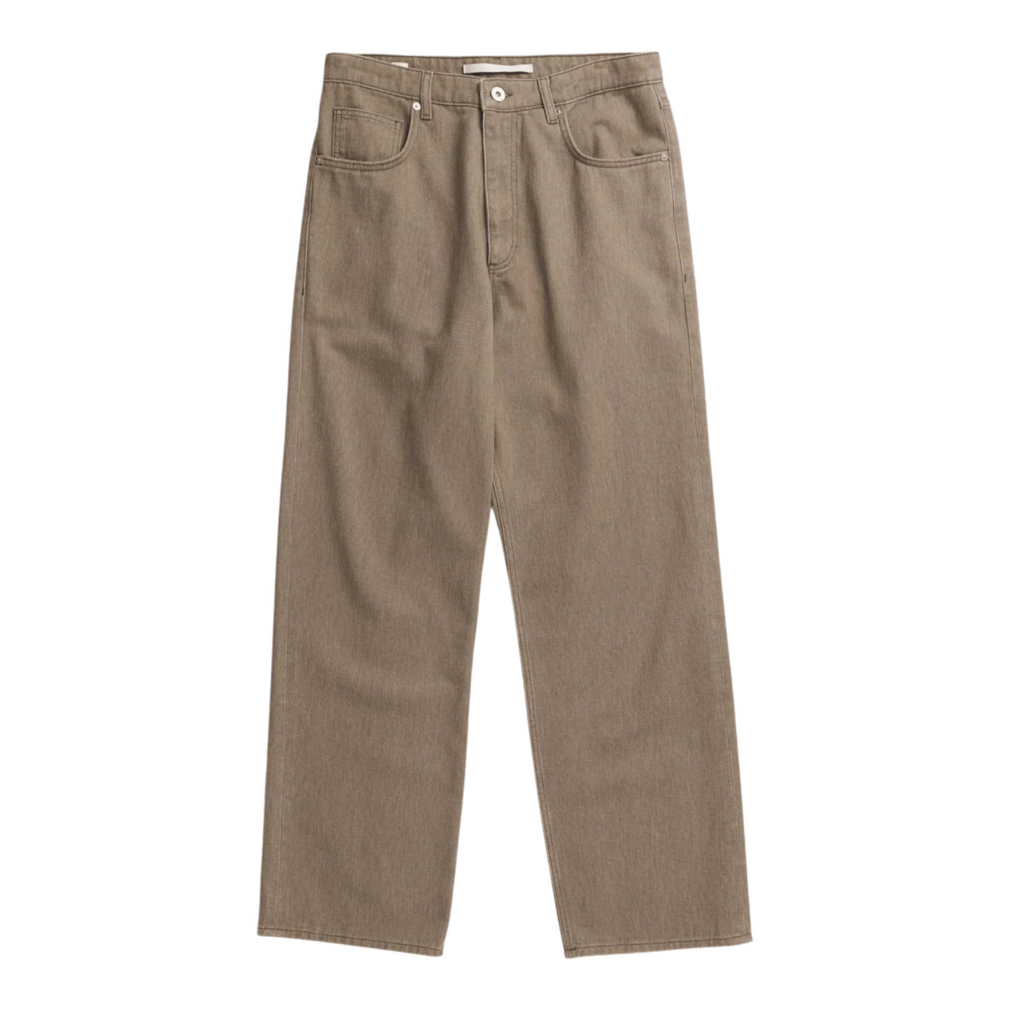 Norse Projects Korshavn Relaxed 5 Pocket Resist Dyed Twill - Walnut Pants Norse Projects 