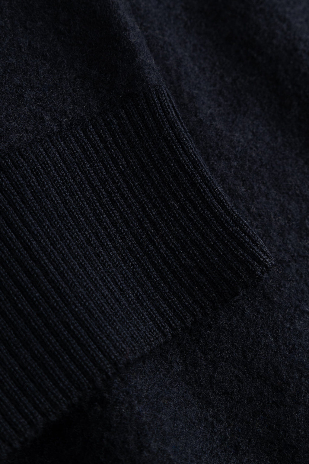 Norse Projects - Kragholm Boiled Wool Crewneck - Dark Navy Genser Norse Projects 
