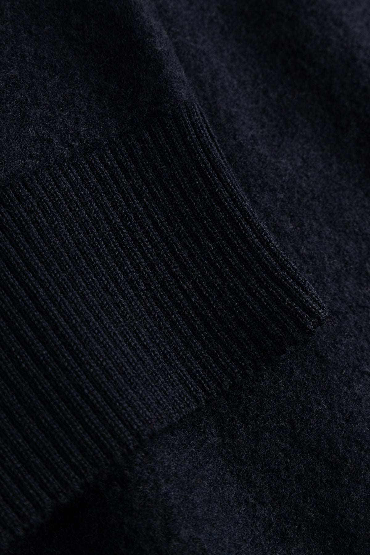 Norse Projects - Kragholm Boiled Wool Crewneck - Dark Navy Genser Norse Projects 