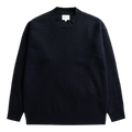 Norse Projects - Kragholm Boiled Wool Crewneck - Dark Navy Genser Norse Projects 