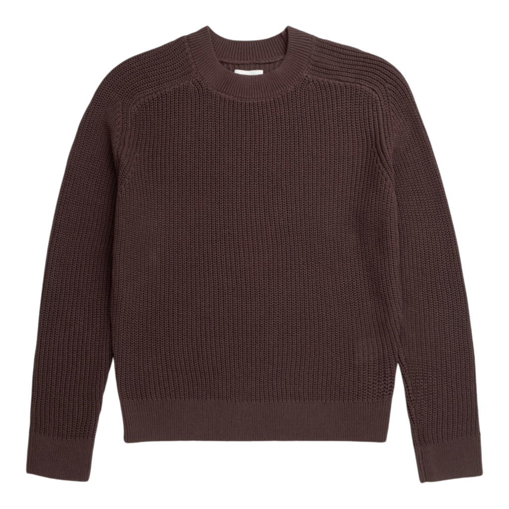 Norse Projects Limfjorden Cotton Paper Saddle Fishermen Sweater - Shale Sweater Norse Projects 