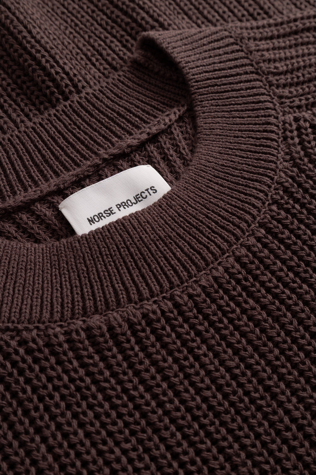 Norse Projects Limfjorden Cotton Paper Saddle Fishermen Sweater - Shale Sweater Norse Projects 