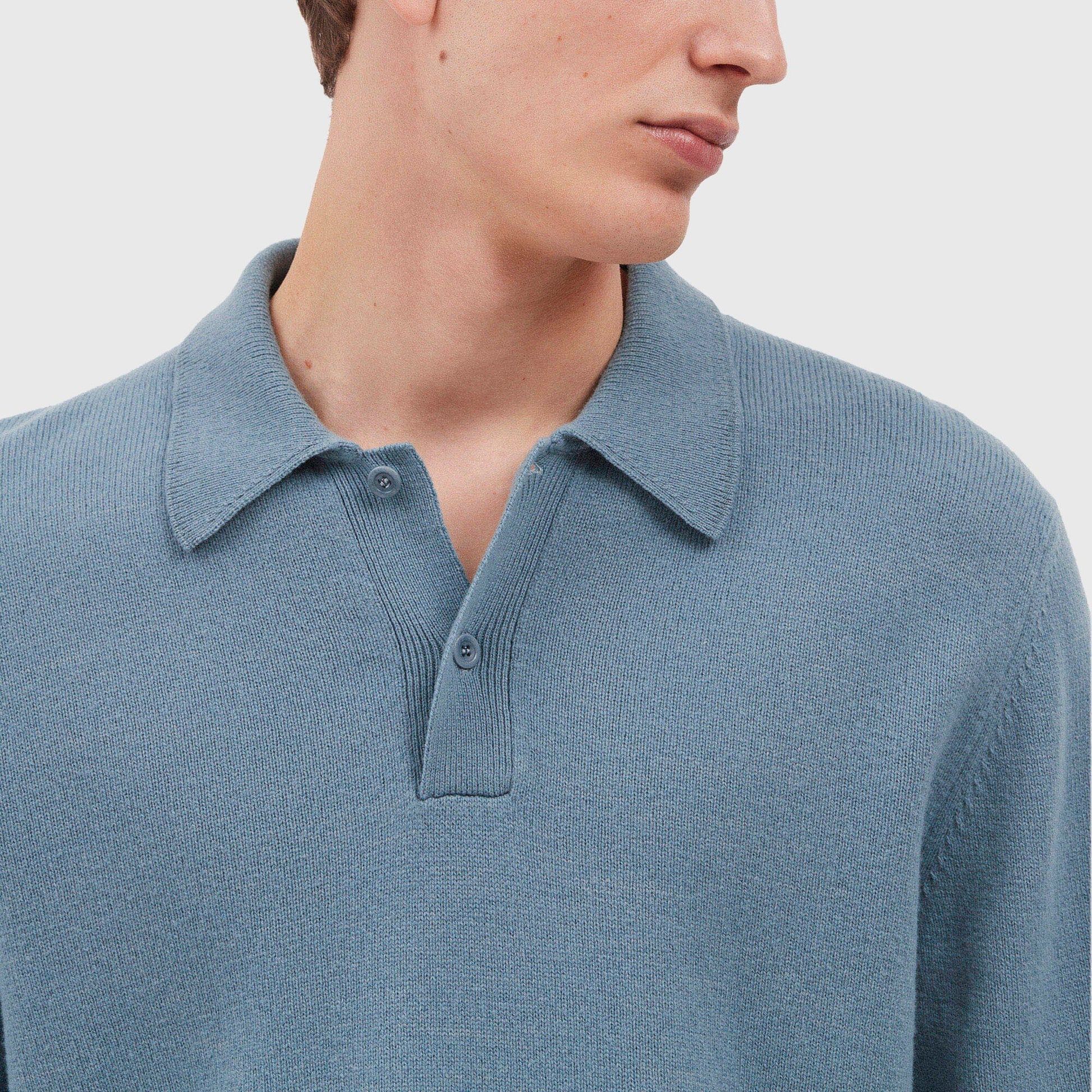 Norse Projects Marco Polo - Light Stone Blue Knitwear Norse Projects 
