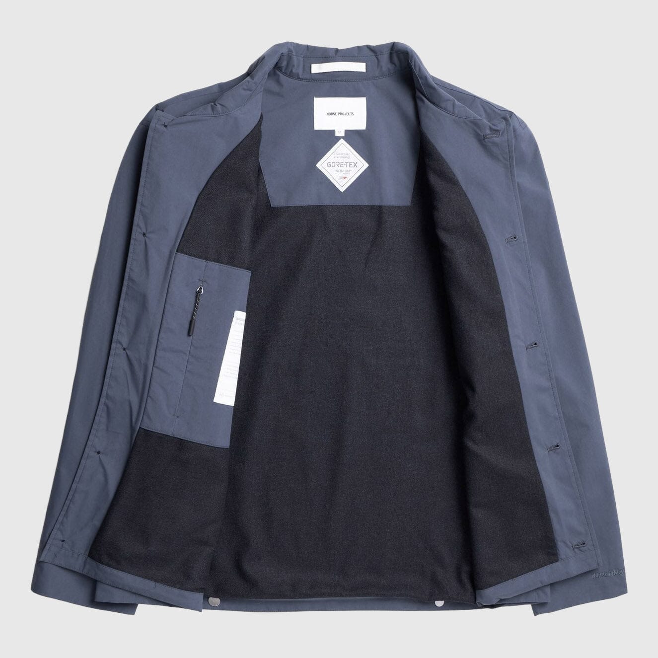 Norse Projects Marcus Windstopper Overshirt - Graphite Overshirt Norse Projects 
