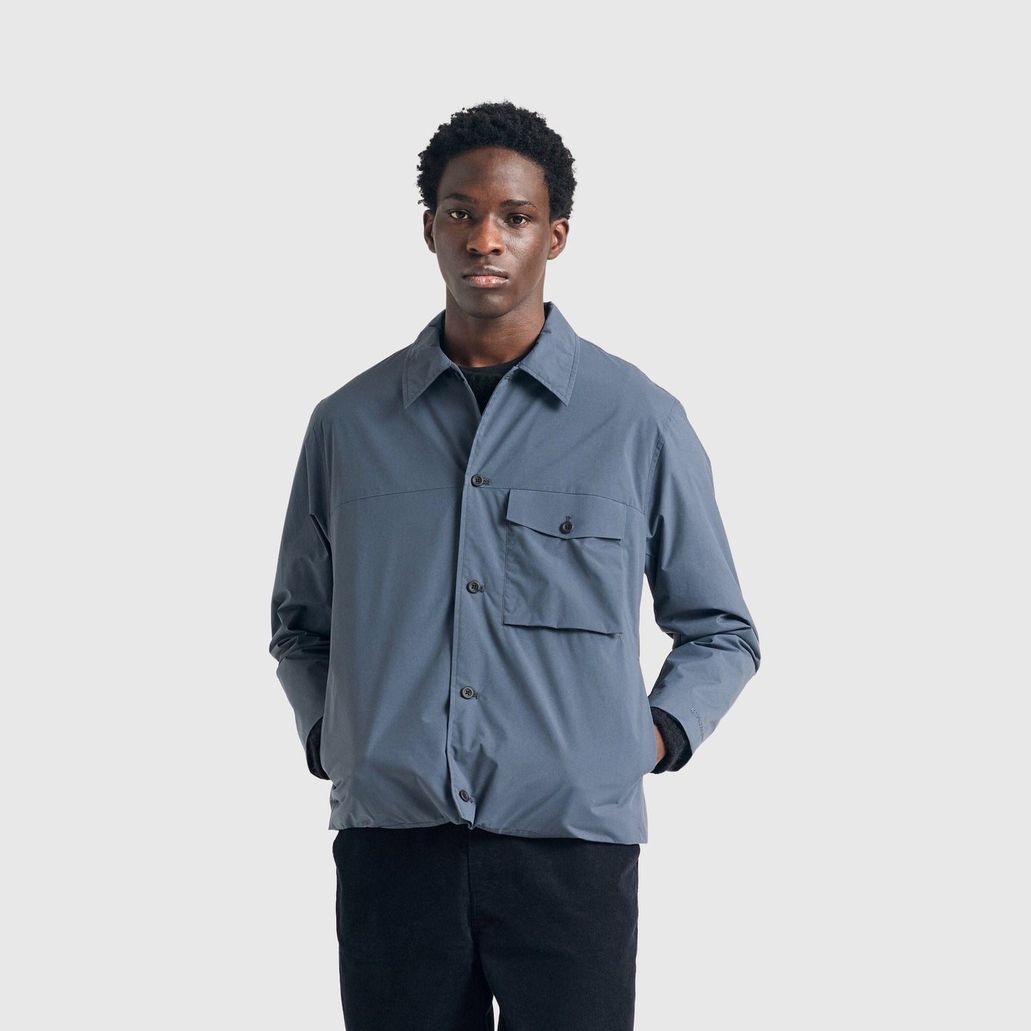 Norse Projects Marcus Windstopper Overshirt - Graphite Overshirt Norse Projects 