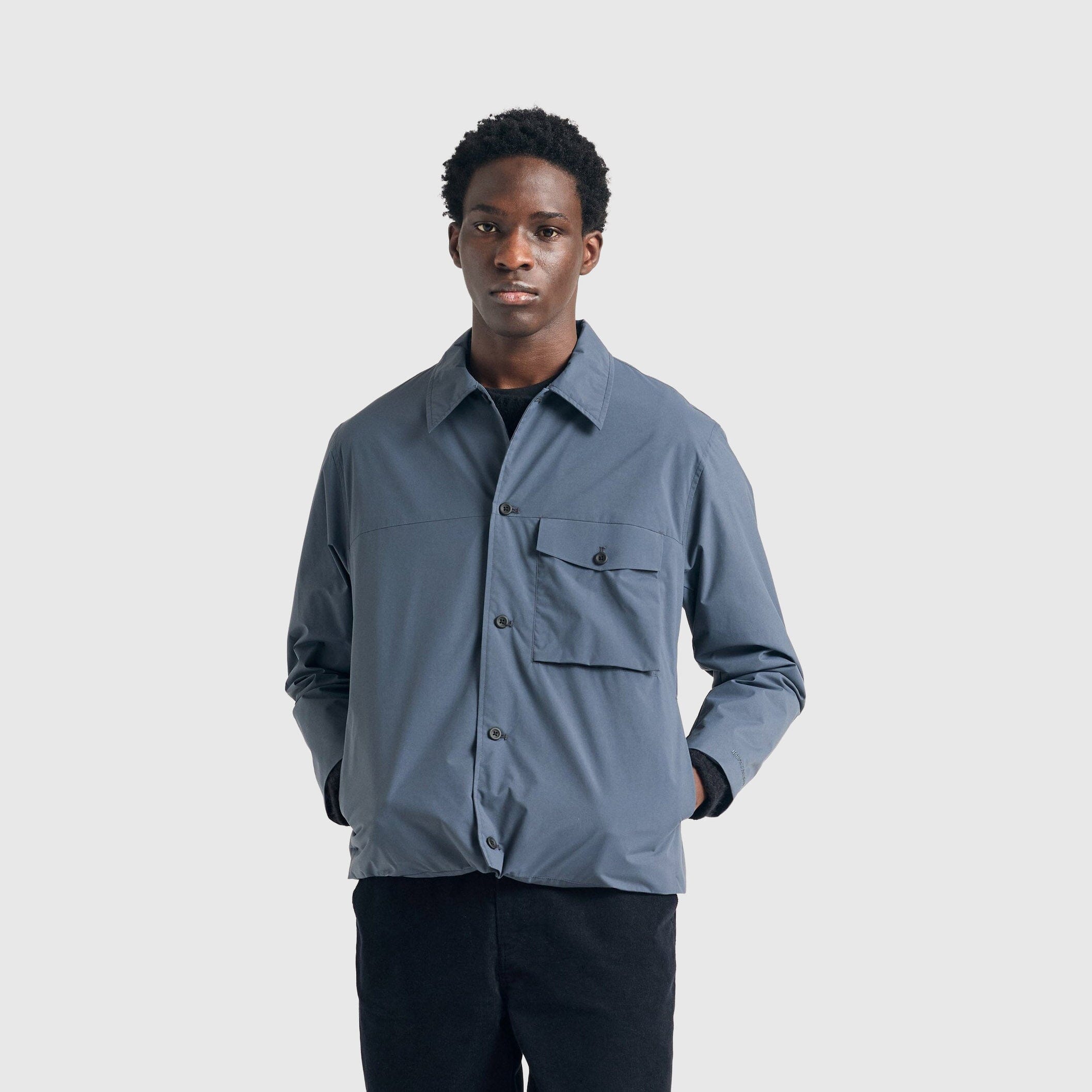 Norse Projects Marcus Windstopper Overshirt - Graphite Overshirt Norse Projects 