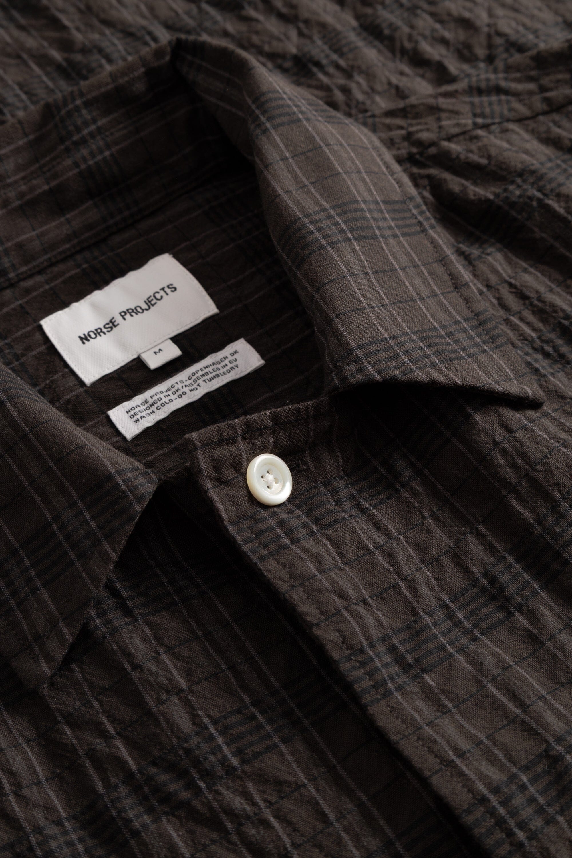 Norse Projects Mols Hunting Check Shirt - Delicioso Brown Shirt Norse Projects 