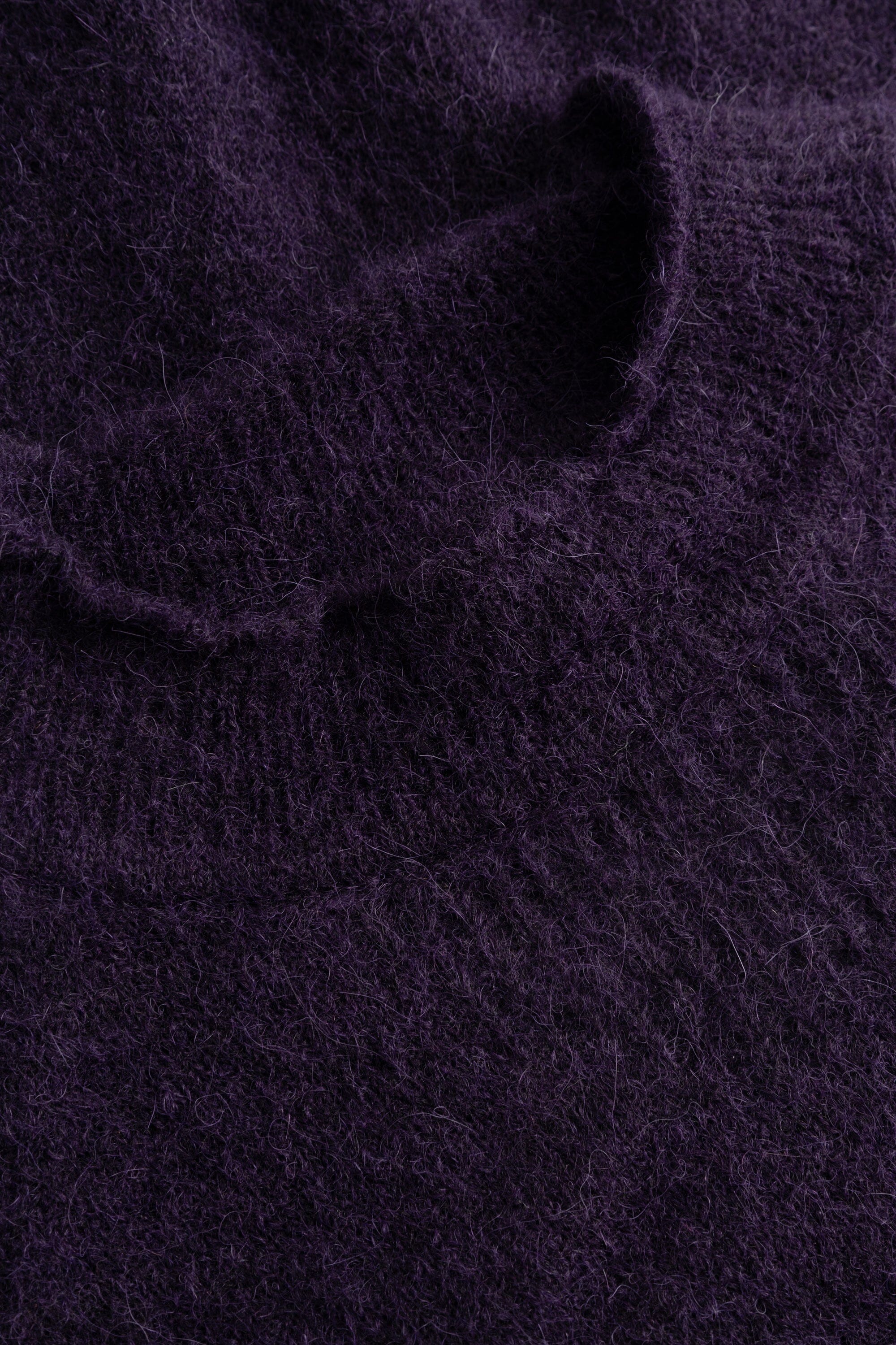 Norse Projects Nordrevik Baby Alpaca Sweater - Vintage Violet Sweater Norse Projects 