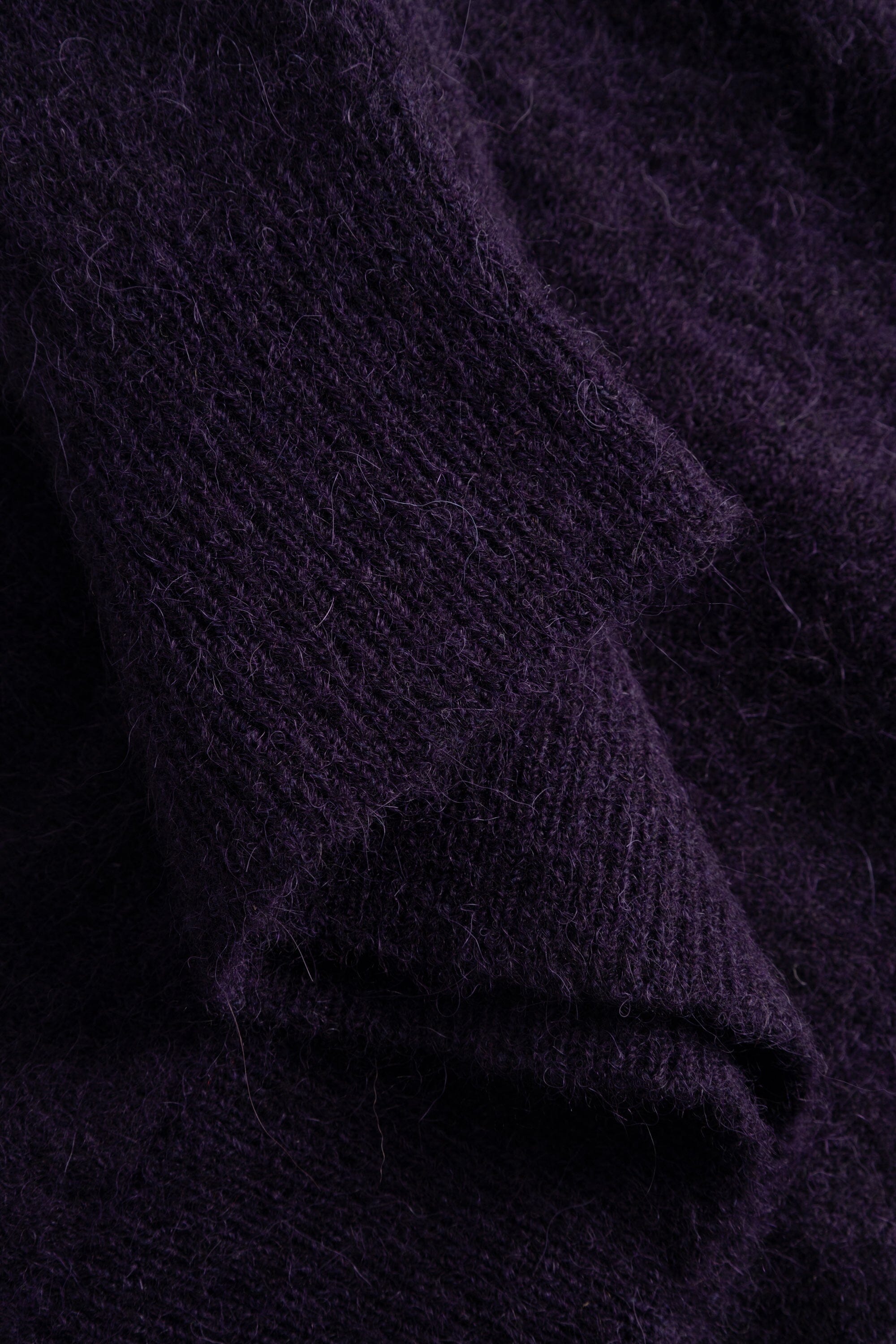 Norse Projects Nordrevik Baby Alpaca Sweater - Vintage Violet Sweater Norse Projects 