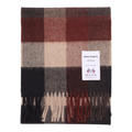 Norse Projects - Norse Moon Merino Lambswool Checked Scarf - Espresso Skjerf Norse Projects 
