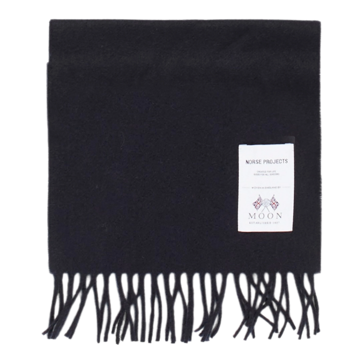 Norse Projects - Norse Moon Merino Lambswool Scarf - Dark Navy Skjerf Norse Projects 