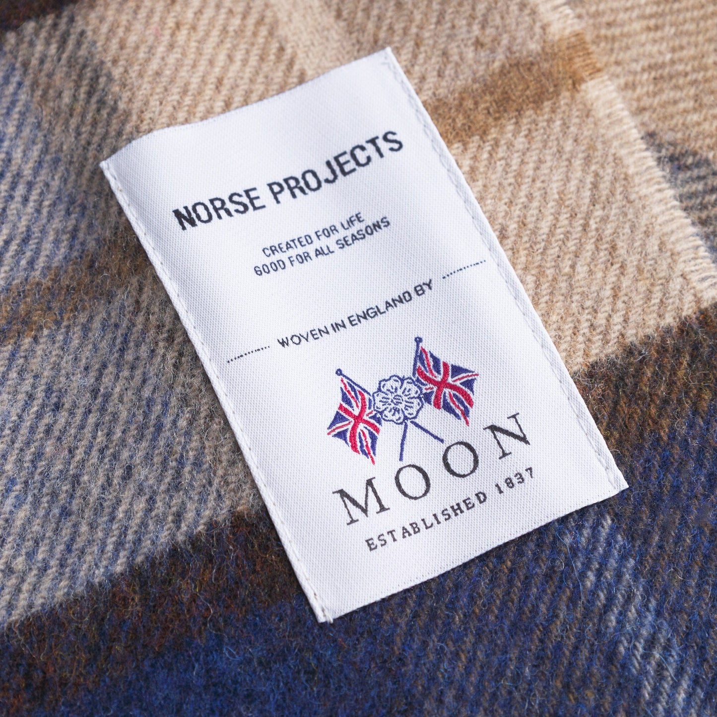 Norse Projects Norse Moon Scarf - Estate Blue Gloves Norse Projects 