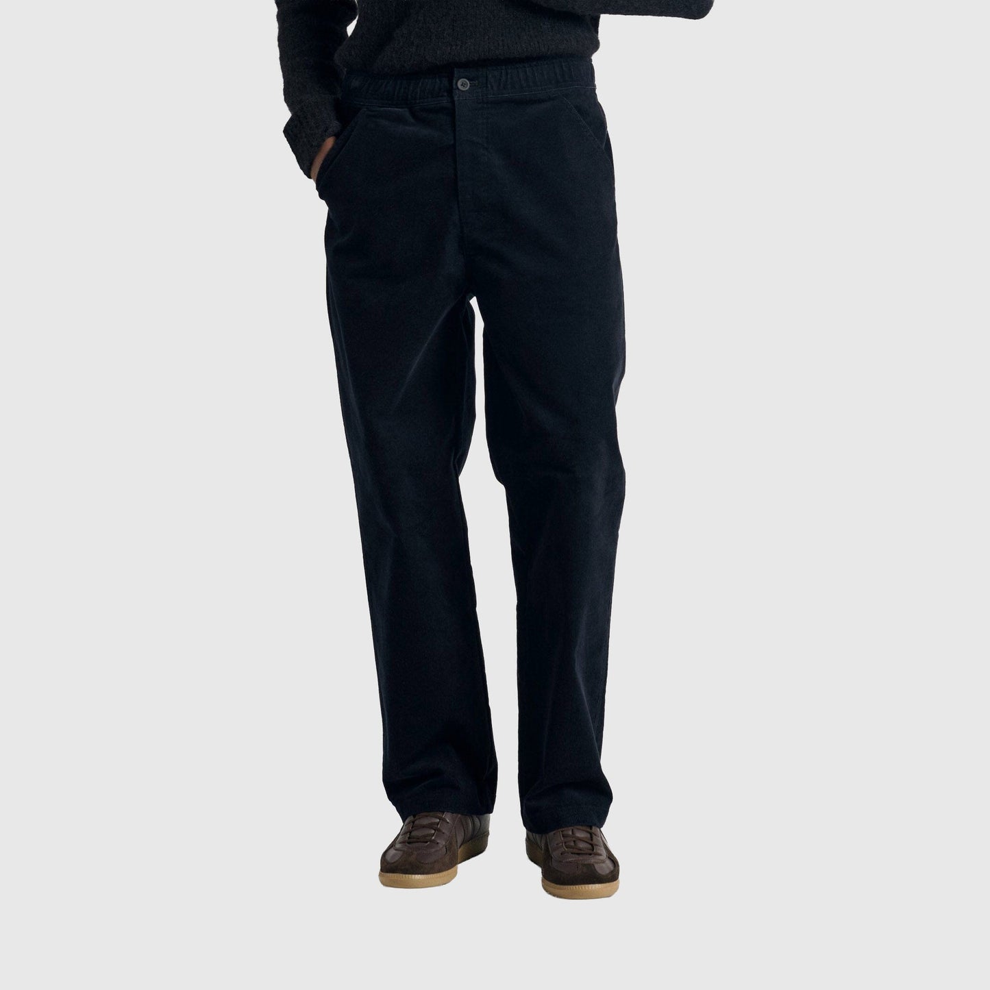 Norse Projects Ragnar 2.0 Relaxed Solotex Corduroy Pant - Dark Navy Pants Norse Projects 
