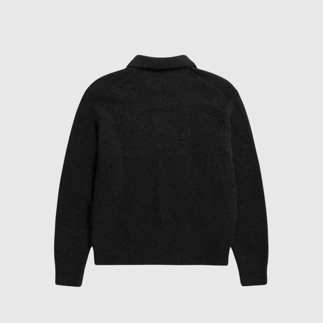Norse Projects Rasmus Polo - Black Knitwear Norse Projects 