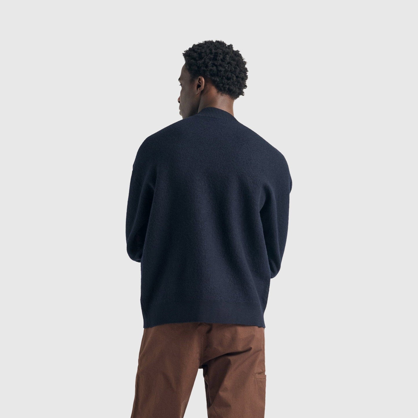 Norse Projects Rom Crewneck - Dark Navy Knitwear Norse Projects 