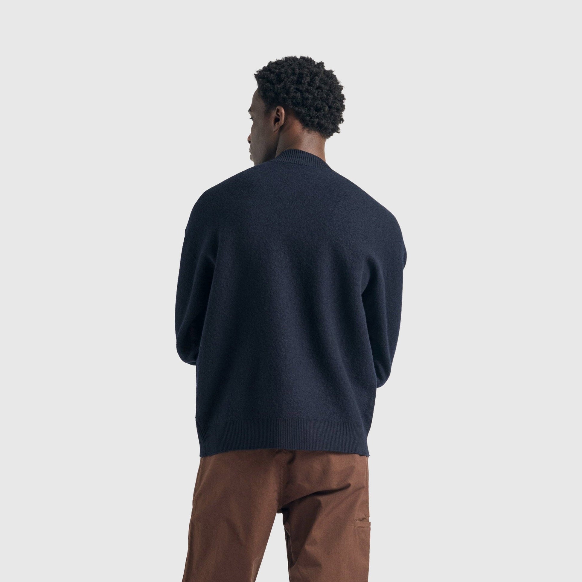 Norse Projects Rom Crewneck - Dark Navy Knitwear Norse Projects 
