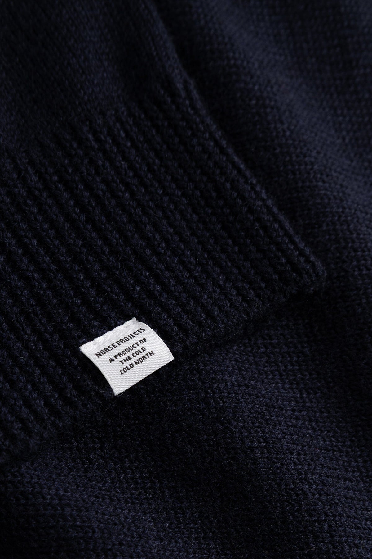 Norse Projects - Sagvatnet Wool Roll Neck Sweater - Dark Navy Genser Norse Projects 