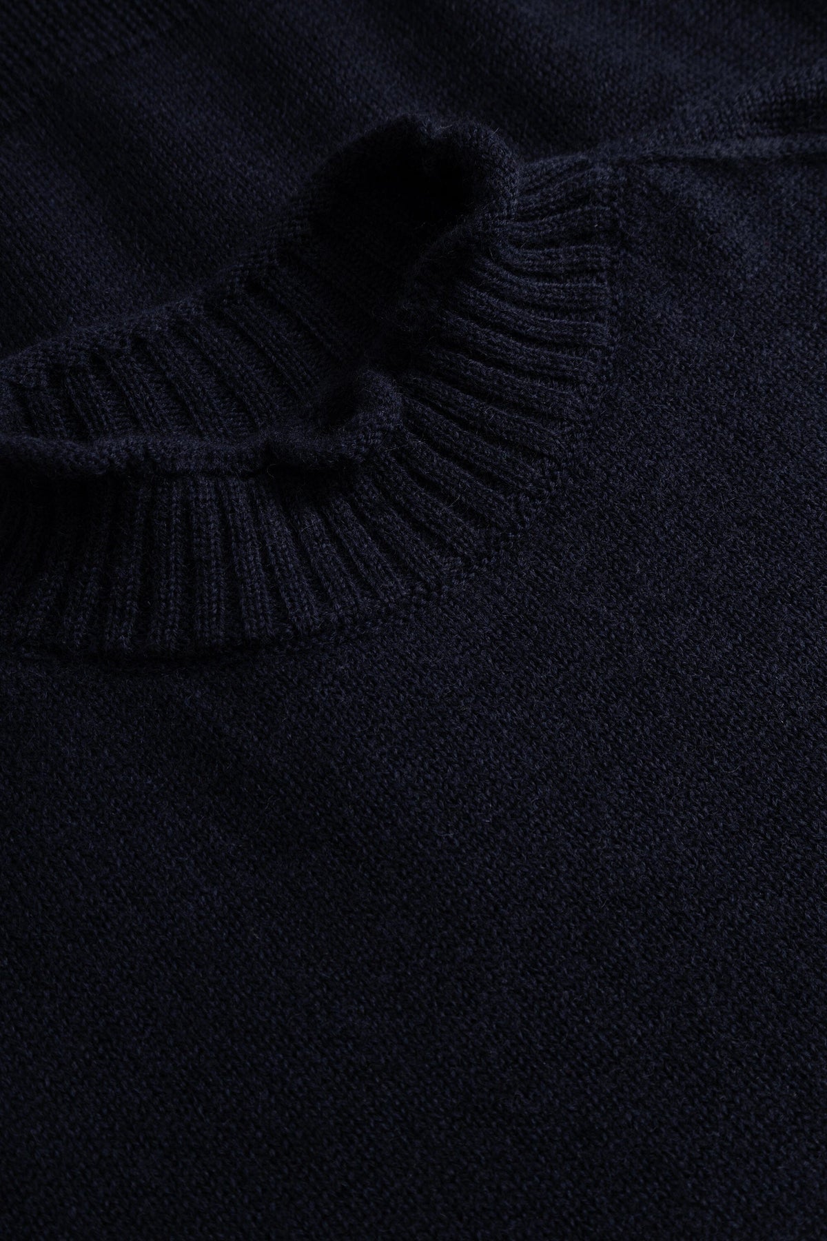 Norse Projects - Sagvatnet Wool Roll Neck Sweater - Dark Navy Genser Norse Projects 